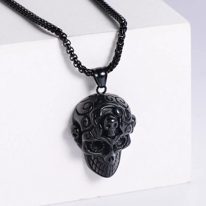 Skull Head Punk Style Stainless Steel Jewelry Pendant Wholesale Gooddiy