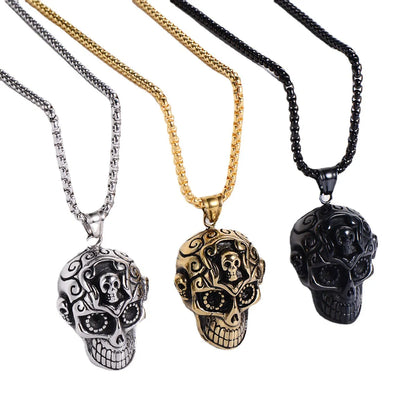 Skull Head Punk Style Stainless Steel Jewelry Pendant Wholesale Gooddiy