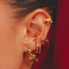 Small Animal Stud Earrings Stainless Steel 18K Gold Plated Electroplated Unisex Old Money Style