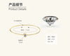 Small Flower Moissanite Bracelet S925 Sterling Silver Electroplated Jewelry For Women