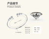 Small Flower Moissanite Bracelet S925 Sterling Silver Electroplated Jewelry For Women