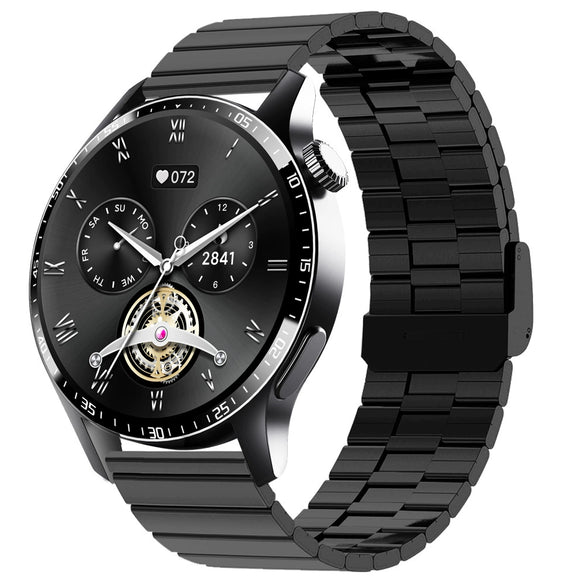 Smart Bracelet Silicone Sports Health Monitoring With Magnetic Attraction Charging And Round Dial