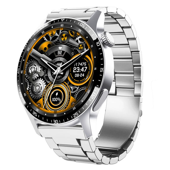 Smart Bracelet Silicone Sports Health Monitoring With Magnetic Attraction Charging And Round Dial