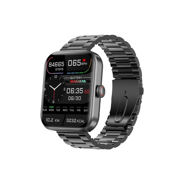 Smart Watch Aluminum Alloy Environmentally Friendly Silicone Square Health Sports Daily Waterproof Blood Oxygen Detection