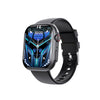Smart Watch Health Monitoring Sports Watch With Environmental Silicone Strap Square Dial And Magnetic Attraction Charging