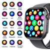 Smart Watch Health Monitoring Sports Watch With Environmental Silicone Strap Square Dial And Magnetic Attraction Charging