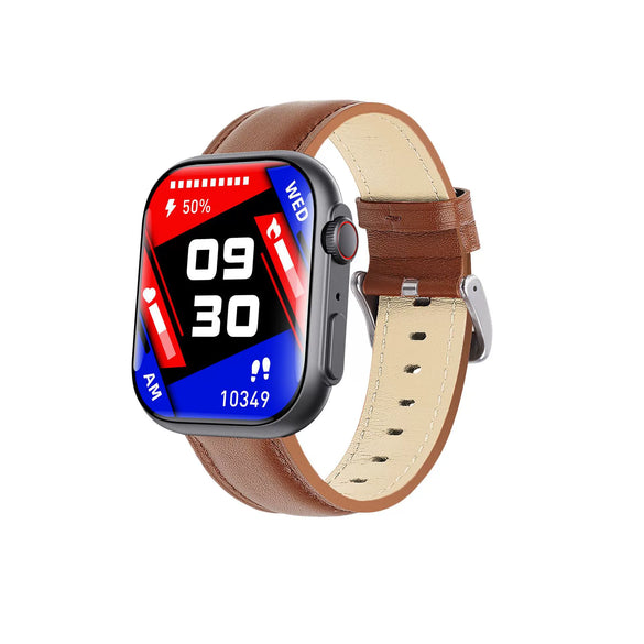 Smart Watch Health Monitoring Sports Watch With Environmental Silicone Strap Square Dial And Magnetic Attraction Charging