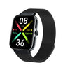 Smart Watch Silicone Wrist Strap Sporty Style Square Dial Blood Oxygen Test Multiexercise Modes Noninvasive Blood Sugar Siri Voice Dialing Touch Operation Compatible With Ios