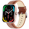 Smart Watch Silicone Wristband Square Dial Bluetooth Blood Oxygen Detection Heart Rate Blood Pressure