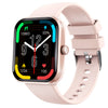 Smart Watch Silicone Wristband Square Dial Bluetooth Blood Oxygen Detection Heart Rate Blood Pressure