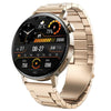 Smart Watch Third Generation Blood Glucose True Blood Oxygen Stress Test Call Exercise Body Temperature Hrv Silicone Wristband Round Dial Sporty Style