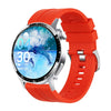 Smart Watch Titanium Alloy Case Silicone Wrist Strap Round Dial Multifunctional Sports Bluetooth Call Blood Pressure Heart Rate Blood Oxygen Monitoring