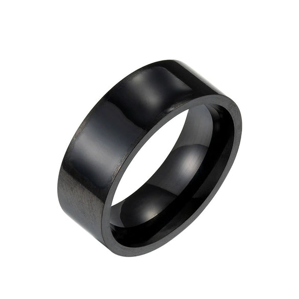 Smart Wearable Jewelry Titanium Steel Geometric Sculpture Unisex Ring