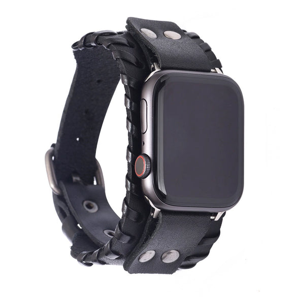 Smartwatch Strap Genuine Cow Leather For Apple Iwatch