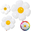 Smiley Daisy Aluminum Foil Balloon Flower Party Decoration Photo Prop For Birthday Arrangements