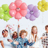 Smiley Daisy Aluminum Foil Balloon Flower Party Decoration Photo Prop For Birthday Arrangements