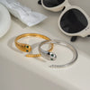Snake Bracelet Stainless Steel Light Luxury Simple Ins Style Pvd Furnace Vacuum Real Gold Plated Jewelry