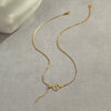 Snake Element Titanium Steel And Stainless Steel Necklace With Diamond Snake Tassel Pendant Electroplated Jewelry