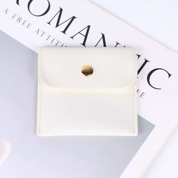 Snap Bag Velvet Jewelry Packaging Hidden Buckle Storage Bag Doublesided Fabric Bag