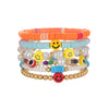 Soft Ceramic Copper Beads Acrylic Handmade Geometric Unisex Bracelet