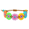Soft Clay Geometric Devil's Eye Handmade Bracelet For Women