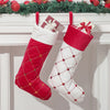 Soft Flannel Sequin Christmas Stocking Gift Bag Pendant And Candy Holder Decoration Wholesale