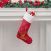 Soft Flannel Sequin Christmas Stocking Gift Bag Pendant And Candy Holder Decoration Wholesale