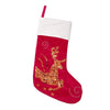Soft Flannel Sequin Christmas Stocking Gift Bag Pendant And Candy Holder Decoration Wholesale