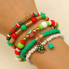 Soft Pottery Bracelet Handmade Geometric Style Unisex