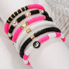 Soft Pottery Bracelet Polymer Ccb Geometric Handmade Unisex