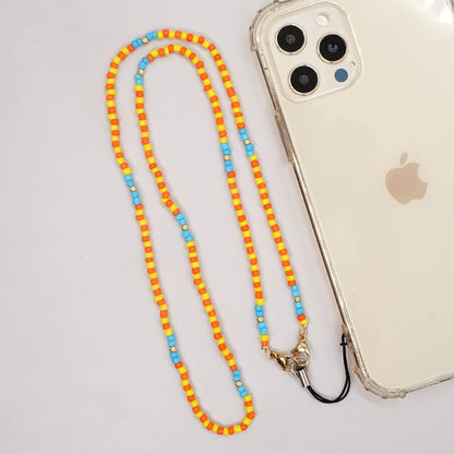 Soft  Smile Face Geometric Short Mobile Phone Lanyard Wholesale Nihaojewelry