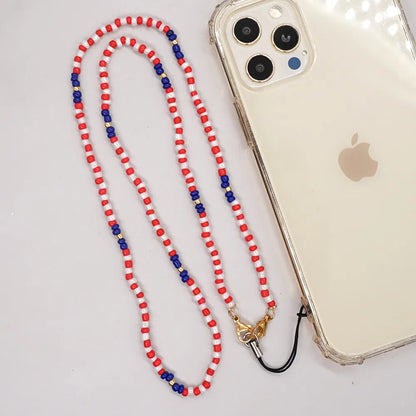 Soft  Smile Face Geometric Short Mobile Phone Lanyard Wholesale Nihaojewelry