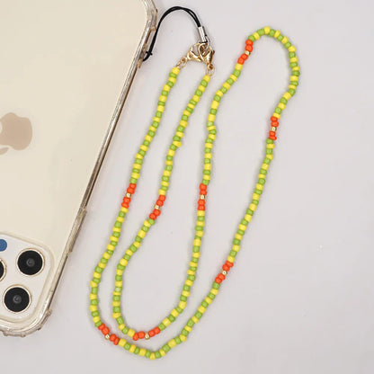 Soft  Smile Face Geometric Short Mobile Phone Lanyard Wholesale Nihaojewelry