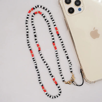 Soft  Smile Face Geometric Short Mobile Phone Lanyard Wholesale Nihaojewelry