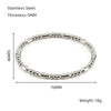 Solid Color 304 Stainless Steel Bangle In Bulk