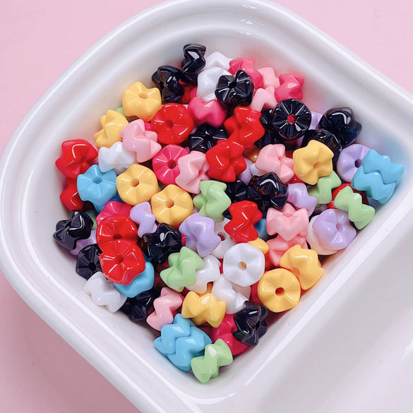 Solid Color Acrylic Stacked Music Handmade Loose Beads Beaded Diy Mobile Phone And Key Chain Pendant Jewelry Accessories With Injection Molding In Jenga Style
