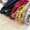 Solid Color Chiffon Triangle Scarf Hair Band Women's Simple Geometric Headwear