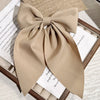 Solid Color Large Bow Hairpin Fabric Manual Duckbill Clip For Japanese Girl Lolita College Jk Style Hair Accessories