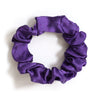 Solid Color Satin Cloth Hair Loop High Elasticity Handmade Simple Ball Head Hair Tie Basic All Match Headwear