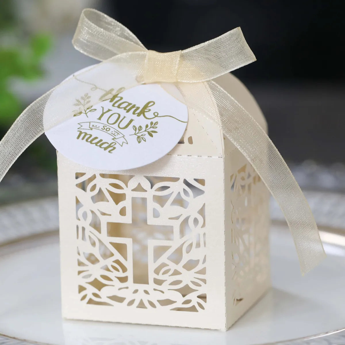 Solid Color Wedding Party Candy Box