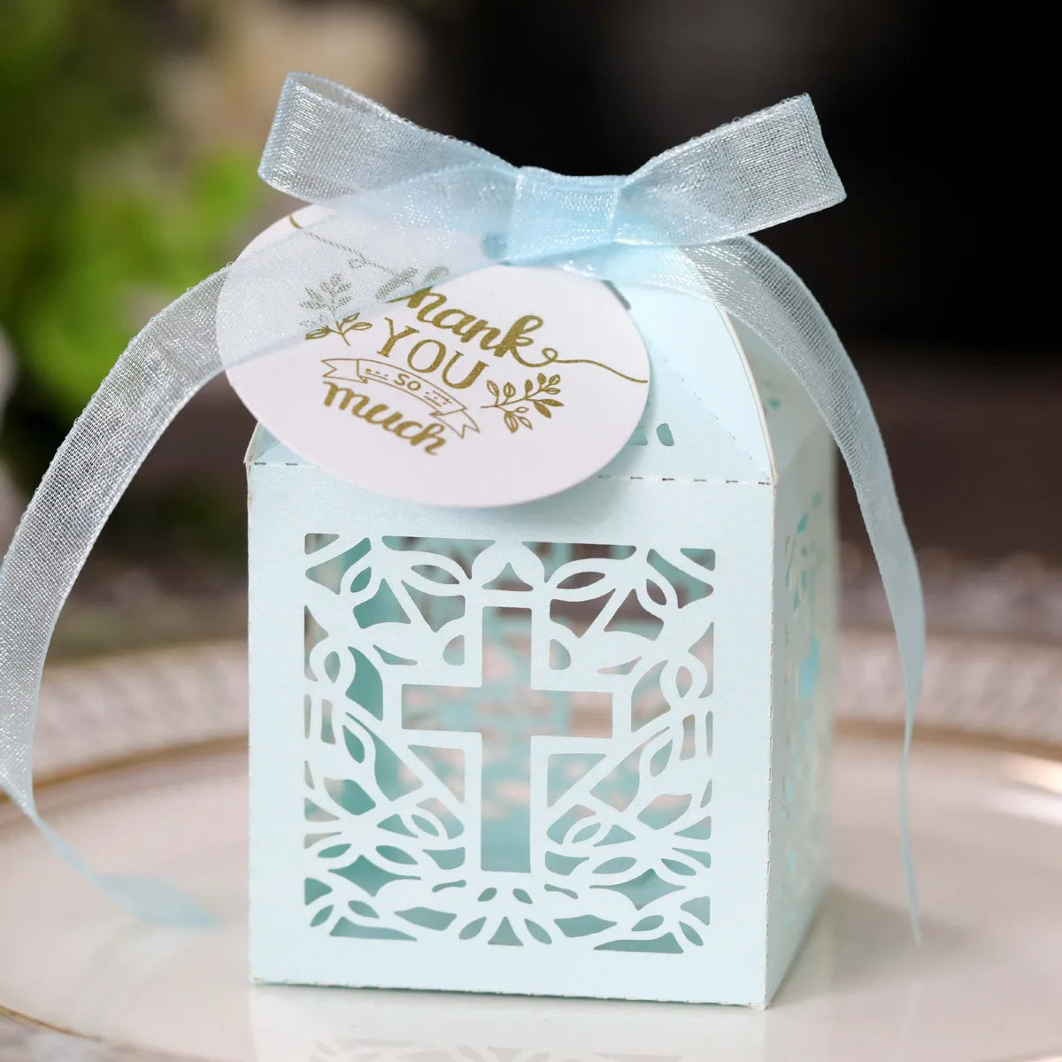 Solid Color Wedding Party Candy Box