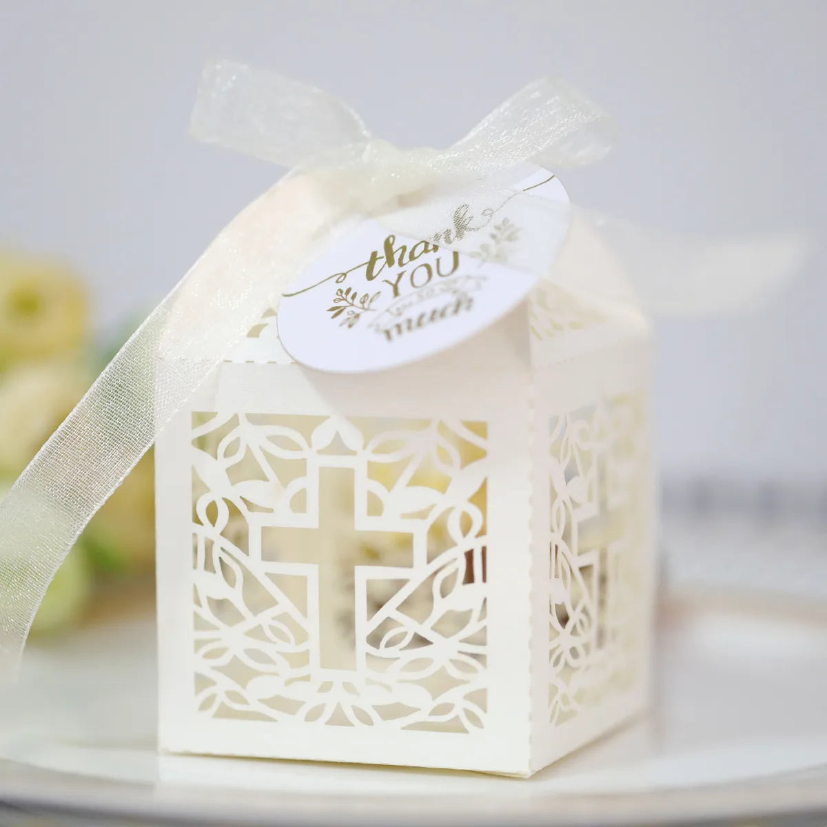 Solid Color Wedding Party Candy Box