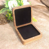 Solid Wood Black Walnut Jewelry Gift Box Wooden Bracelet And Necklace Packaging Box With Buckle Closure