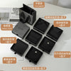 Soot Black Jewelry Packaging Box With Flannel Bag Light Luxury Heaven And Earth Cover Made Of Paper And Cardboard For Ring Jewelry Storage With Drawer