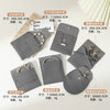 Soot Black Jewelry Packaging Box With Flannel Bag Light Luxury Heaven And Earth Cover Made Of Paper And Cardboard For Ring Jewelry Storage With Drawer
