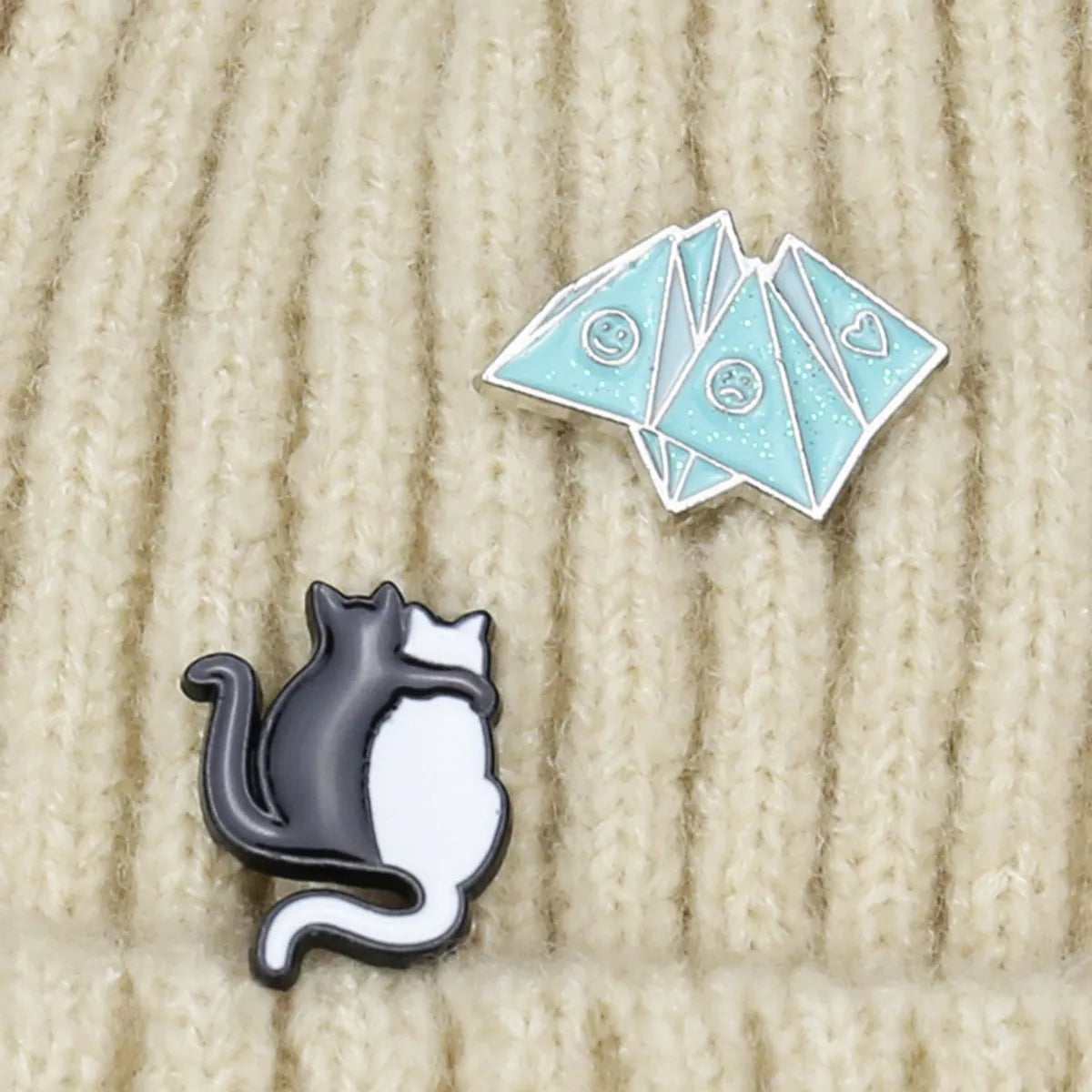 Southeast Northwest Origami Collar Pin Children'S Enamel Badge Brooch