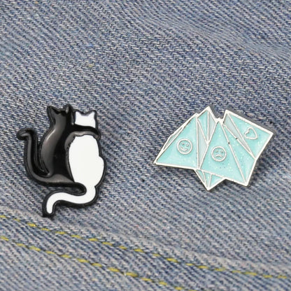 Southeast Northwest Origami Collar Pin Children'S Enamel Badge Brooch