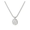 Sparkling Meteorite Round Geometric Pendant Necklace In Stainless Steel With Starry Sky Design And Polished Electroplated Finish For Unisex Wear
