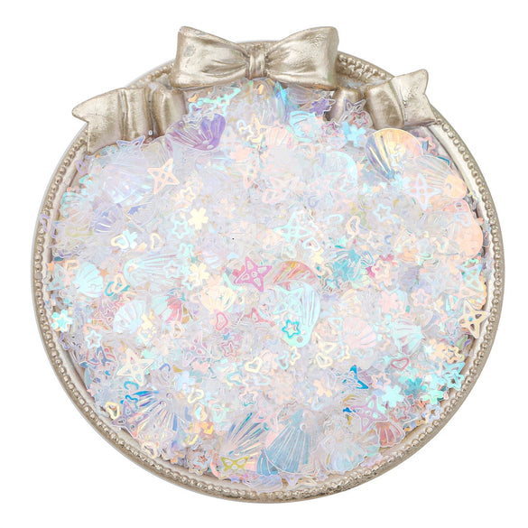 Special Shaped Colorful Mixed Beads And Flash Sequins Handmade Diy Ear And Necklace Clothing Accessories