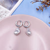 Specialshaped Artificial Pearl Earrings Natural Style